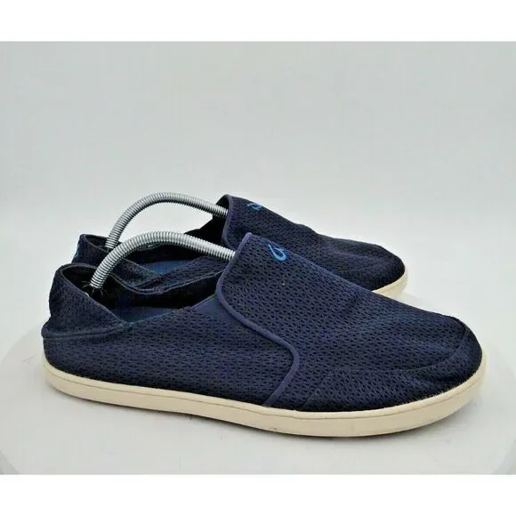 Olukai Lae'Ahi Men's Navy Blue Depth Slip On Shoes Size 11.5 - Picture 4 of 6